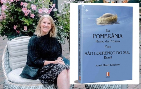 Escritora Lourenciana lança livro &quot;Da Pomerânia, Reino da Prússia, para São Lourenço do Sul, Brasil&quot;