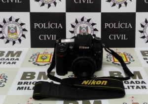 Câmera recuperada em São Lourenço