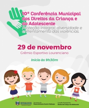 Conferência dos direitos da criança e do adolescente ocorre em 29 de novembro