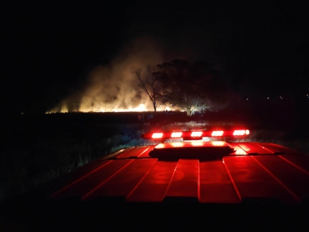 Incêndio na Vila Nova Esperança na noite desta segunda feira