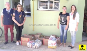 NATAL SOLIDÁRIO : Rotary Club de São Lourenço entregou doação
