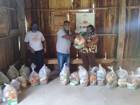Campanha Cesta Consciente entrega, nesta semana, 8 toneladas de alimentos para famílias Quilombolas em São Lourenço e outros municípios do sul do RS