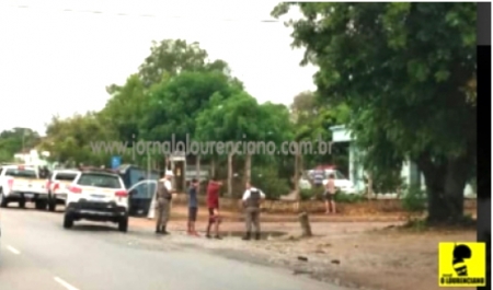 Brigada Militar de São Lourenço do Sul prende quatro indivíduos com carro roubado e apreende duas armas de fogo