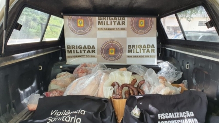Operação Avante Combate ao Abigeato encerra o ano com aproximadamente 10 toneladas de carnes apreendidas em São Lourenço e região