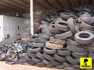 Prédio do Talismã foi leiloado: saiba onde descartar agora pneus usados