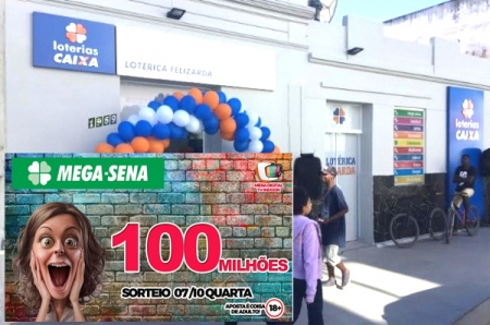 100 MILHÕES: Mega Sena acumulou e a Lotérica Felizarda faz o jogo para você