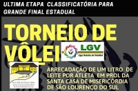 Torneio de vôlei da Liga Gaúcha de Voleibol acontece em São Lourenço do Sul