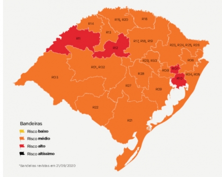 São Lourenço permanece na bandeira laranja no mapa definitivo do Distanciamento Controlado