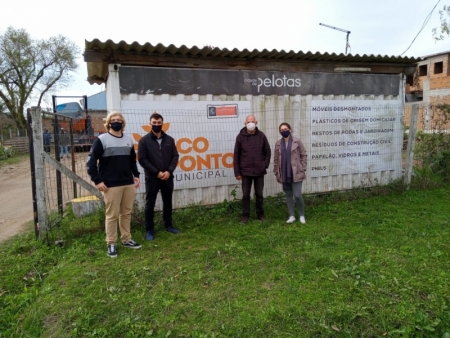 SEPLAMA visita Ecopontos no município de Pelotas