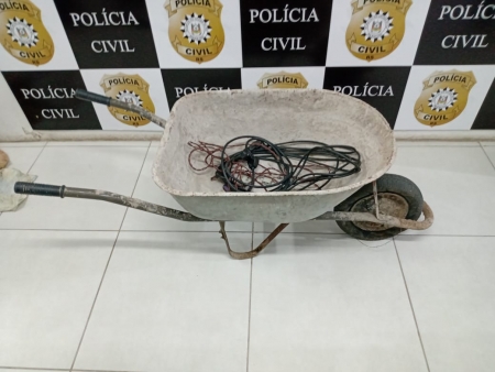 Polícia Civil recuperou objetos furtados de uma residência
