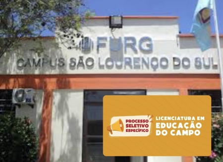 Aberto processo seletivo para o curso de Educação do Campo da FURG-SLS