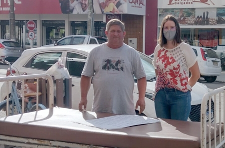 Grupo Corrente do Bem recebeu doação de 18 camas hospitalares da Capelania Hospitalar da IELB em Pelotas, através da congregação da Cruz de SLS