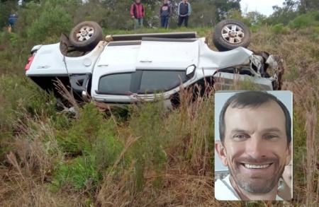 Empresário Lourenciano morre em acidente na ERS 471 em Canguçu