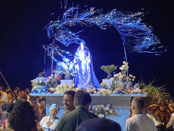 Festa de Iemanjá aconteceu nesta quinta-feira