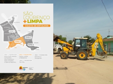 Nesta semana a coleta de entulhos é na Zona 2 - bairros Centro, Lomba e Medianeira