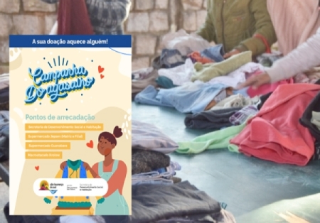 HOJE tem distribuição de agasalhos da Campanha do Agasalho 2022 no Centro de Convivência do Idoso (Conviver)