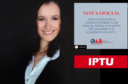 OAB de São Lourenço emite nota sobre IPTU do município