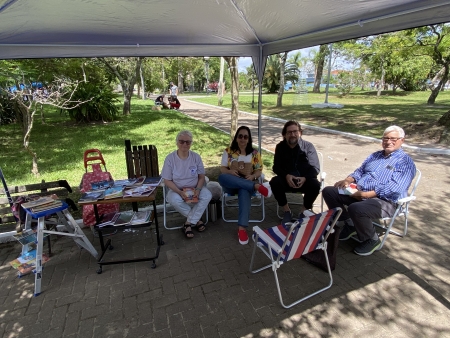 CEL incentiva a leitura na manhã deste sábado na Praça Central