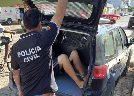 POLÍCIA CIVIL DE SÃO LOURENÇO DO SUL REALIZA PRISÃO DE FORAGIDO