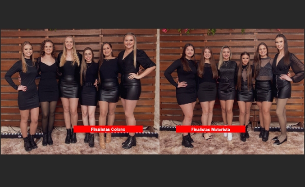 Neste domingo (9) acontece a etapa final dos Concursos Rainha do Colono e Motorista