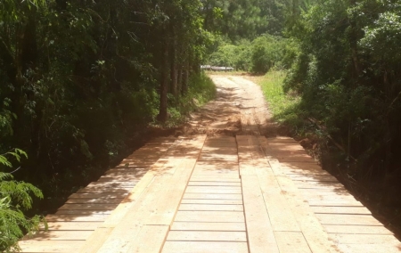 SMDR reformou ponte em Monte Alegre