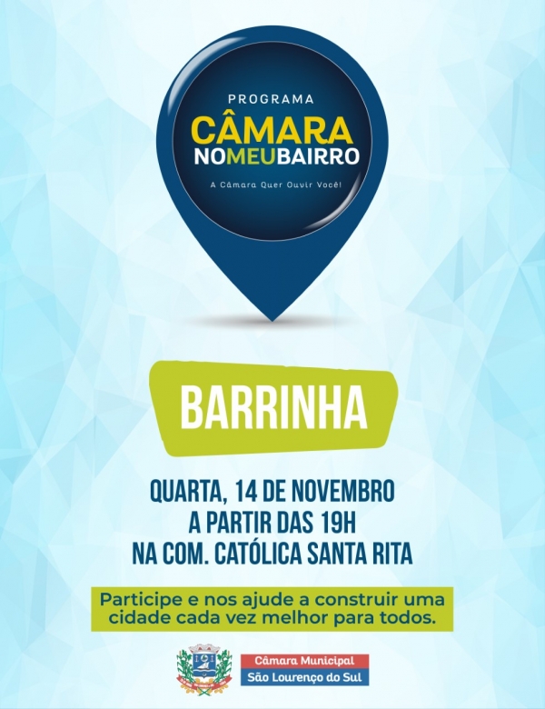 programa camara meu bairro