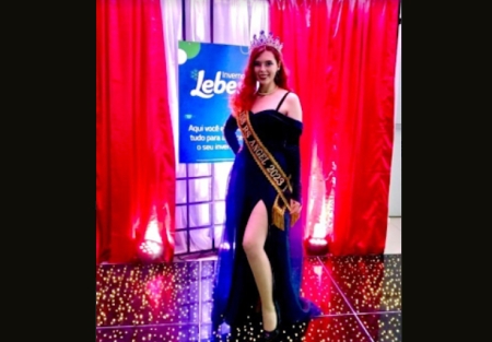 A Lourenciana Júlia Paltian recebeu o título de Miss Rio Grande do Sul Angel