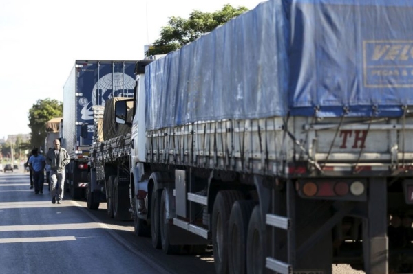 Greve dos caminhoneiros tem baixa adesão na Zona Sul