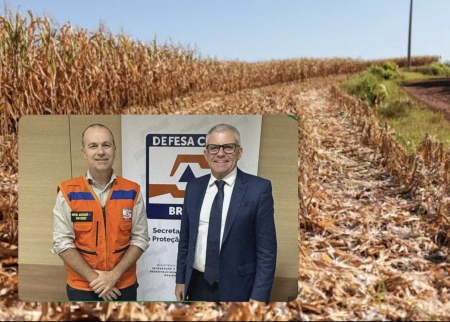 Prefeito esteve reunido com técnicos da Defesa Civil Nacional para alinhar ações emergenciais voltadas às comunidades que enfrentam dificuldades devido à estiagem