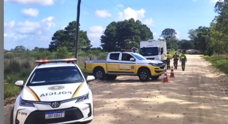 São Lourenço e região: Comando Rodoviário da Brigada Militar realiza apoio a Operação Protetor de Divisas e Fronteiras/Abigeato