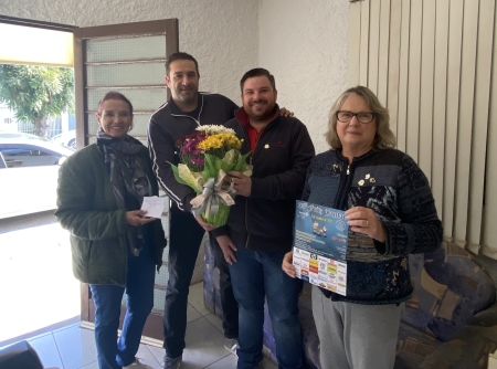 Organização do Fritz Jantar visitou o Jornal O Lourenciano