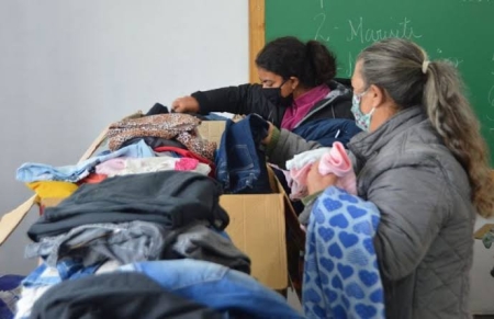 Secretaria Municipal do Desenvolvimento Social e Habitação iniciou esta semana a Campanha do Agasalho em São Lourenço do Sul.