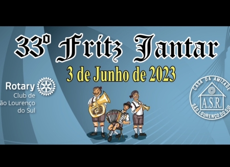 33º Fritz Jantar acontece no próximo sábado, dia 3 junho