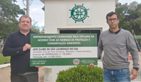 Iate Clube recebe Licença de Operação referente a regularização do Licenciamento Ambiental