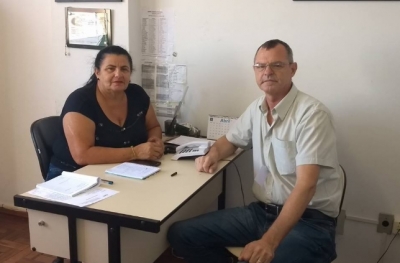 Presidente Câmara Municipal recebe o presidente da ACI/CDL de São Lourenço do Sul