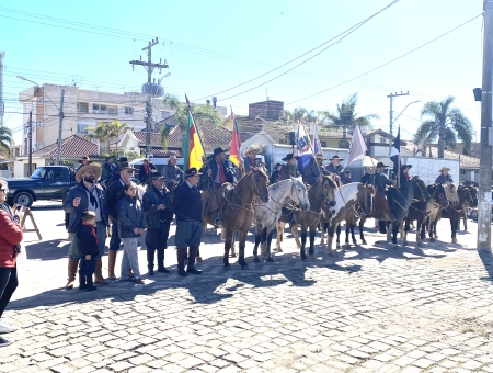 Chegada da Chama Crioula  acontece na manhã deste sábado na praça central