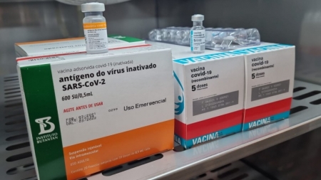 Estado receberá hoje 129,8 mil doses de vacina contra a Covid-19