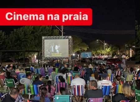 Cinema na Praia: neste domingo à noite tem apresentação de mais um filme na Barrinha