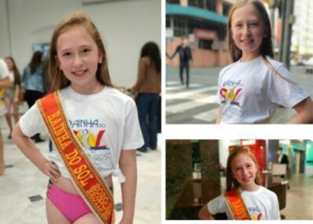 A lourenciana Luana Fischer venceu concurso de beleza a nível estadual