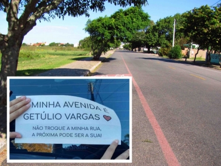 Câmara de Vereadores: Avenida Ruhd Hübner volta a se chamar Getúlio Vargas