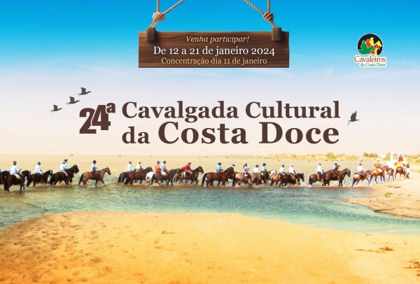  24ª Cavalgada Cultural da Costa Doce acontece de 12 a 21 de janeiro 2024