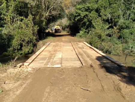 Reconstrução da Ponte do Araçá foi realizada pela SMDR