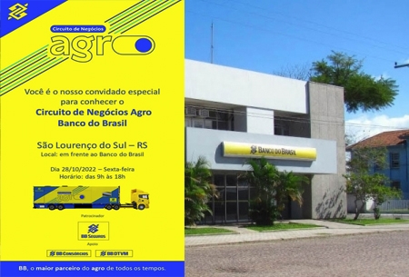 Banco do Brasil promove nesta sexta-feira (28) o CIRCUITO DE NEGÓCIOS AGRO 
