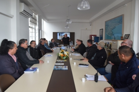 Prefeito, Rudinei Härter, realiza reunião de preparação para enfrentamento a Tempestade Yakecan