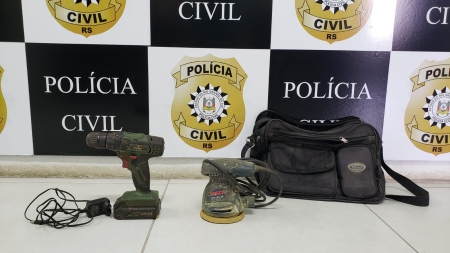 Polícia Civil recuperou ferramentas furtadas em estabelecimento comercial