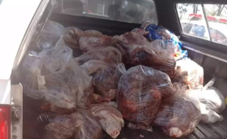 Mais de uma tonelada de carne foi apreendida na região de ação do CRPO Sul