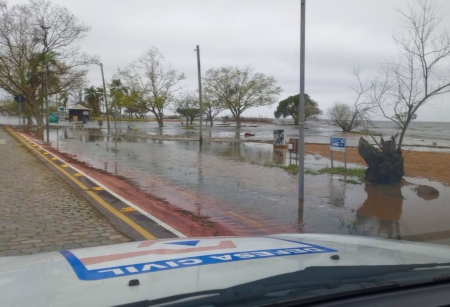Defesa Civil Monitora nível do Arroio e Lagoa dos Patos