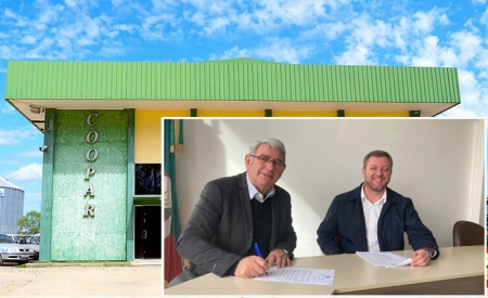 Prefeito sancionou Lei que doa área do Distrito Industrial para a COOPAR