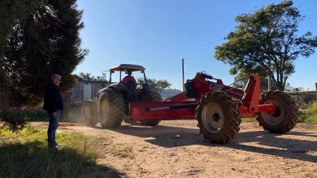 Secretaria de Desenvolvimento Rural trabalhou nesta quarta-feira (15) em nove localidades da zona rural de São Lourenço