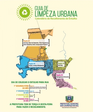 limpeza urbana entulho são lourenço do sul